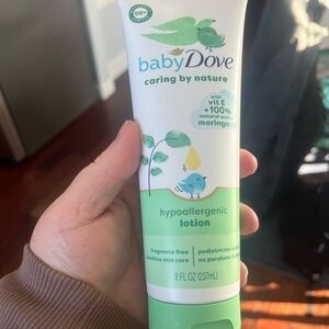 Baby Dove Hypoallergenic Lotion - Green and White